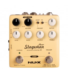 NUX STAGEMAN FLOOR Acoustic Preamp & DI with looper