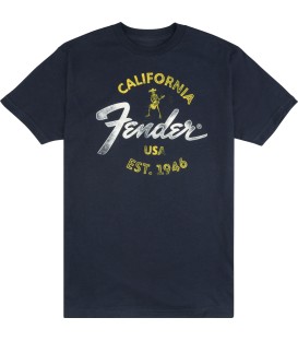 Fender® T-Shirt Baja Blue