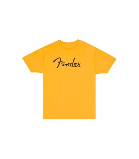 Fender® Spaghetti Logo T-Shirt, Butterscotch Blonde